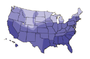 Map of US